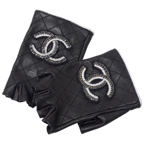 chanel pink fingerless gloves|Chanel fingerless gloves for sale.